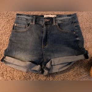 Garage denim jean shorts